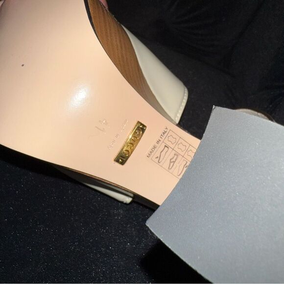 Brand new Gucci mystic white Platform Sandals cutout gg logo size 11 - Picture 13 of 15